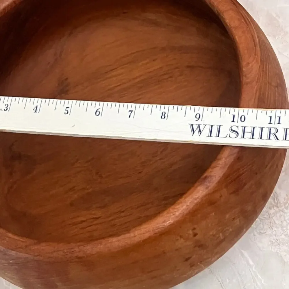 Goodwood Thailand Teak Wood Salad Bowl Set of 4 Mid Century Modern MCM